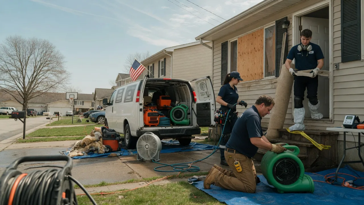 Water Damage Restoration in Newton, KS near me